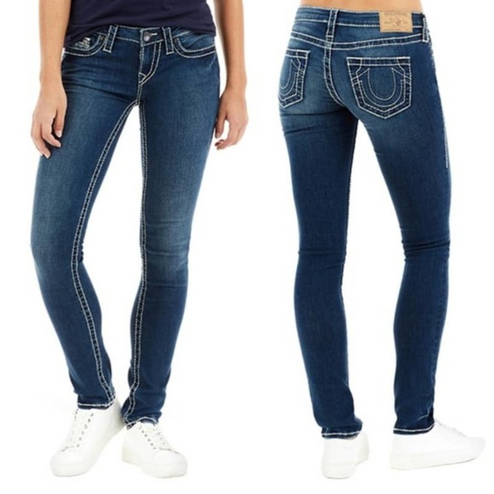 True Religion "Stella" Low Rise Skinny Jeans 26